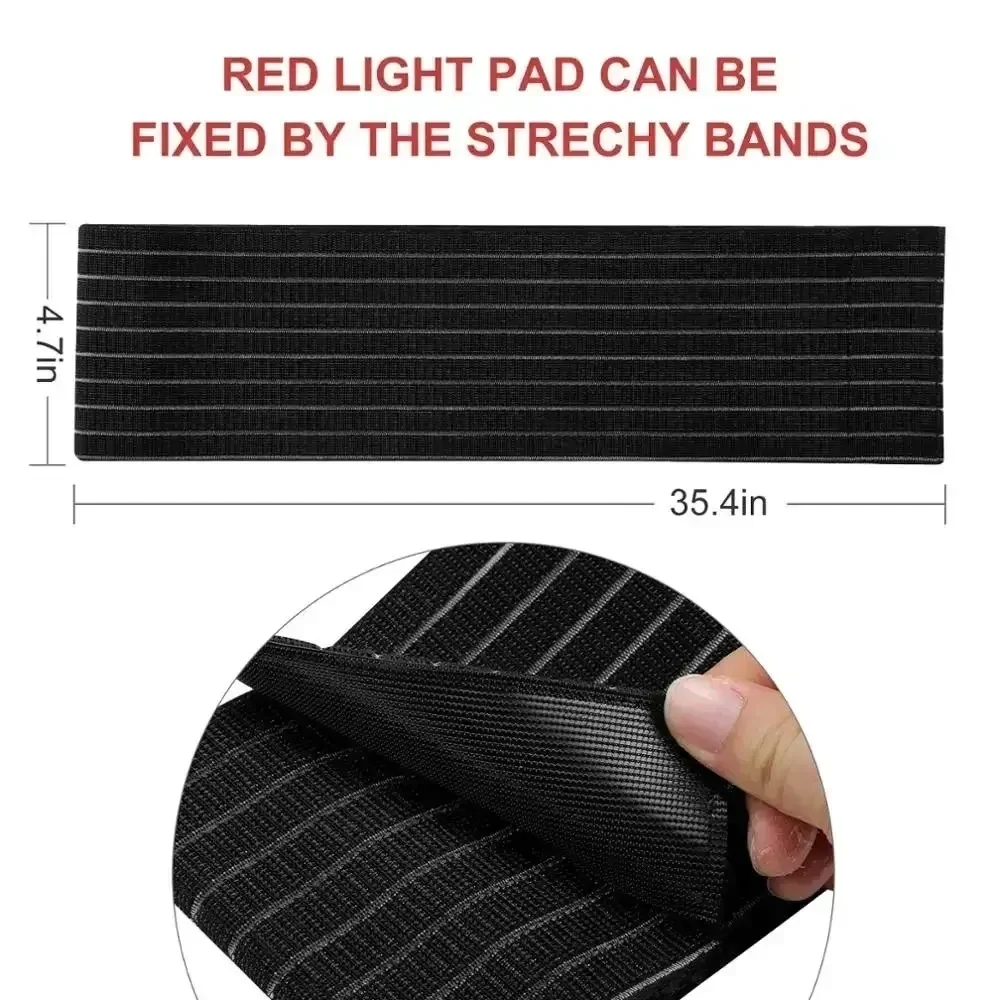 120PCS LED Infrared Light Therapy Pad 660&850nm for Body Fatigue Therapy for Back Knee Hands Feet Relief Portable Dropshipping