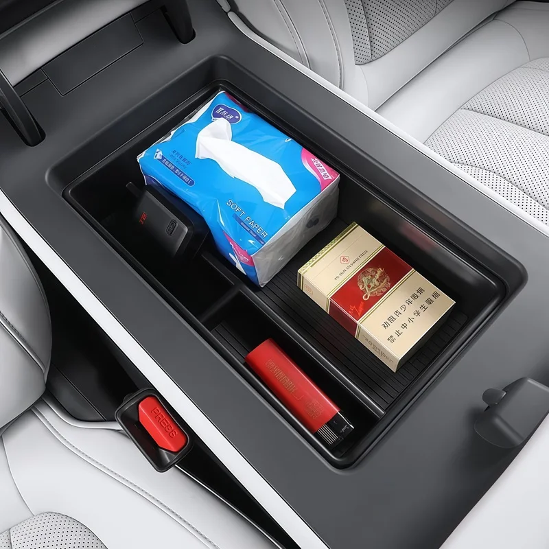 Car Armrest Storage Box for Xpeng P7+ X Peng Organizer Central Console Storage Box Container Tray Interior Accessories image 5