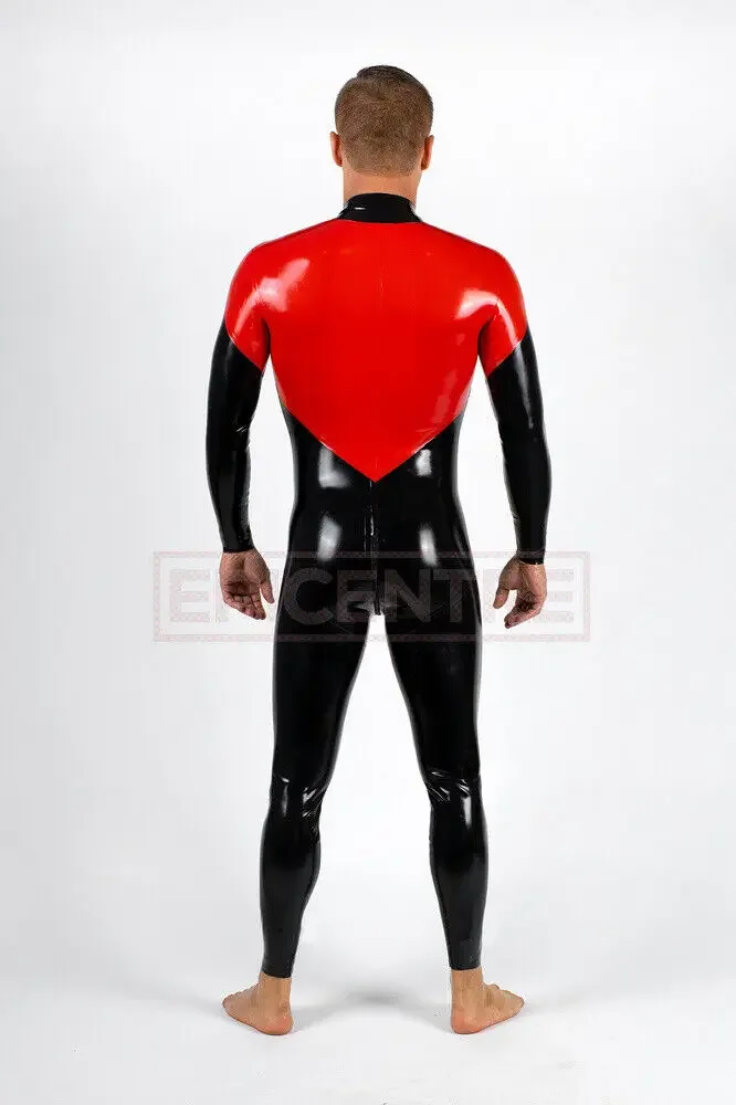 Two Colors Latex Rubber Catsuit bodysuit Fashionable tight fitting clothing Suit Cosplay