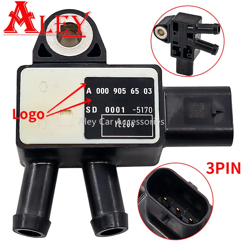 Original New A0009056503 0009056503 Differential Pressure Sensor DPF For Mercedes Benz E220d G350d CLA 45 A45 AMG