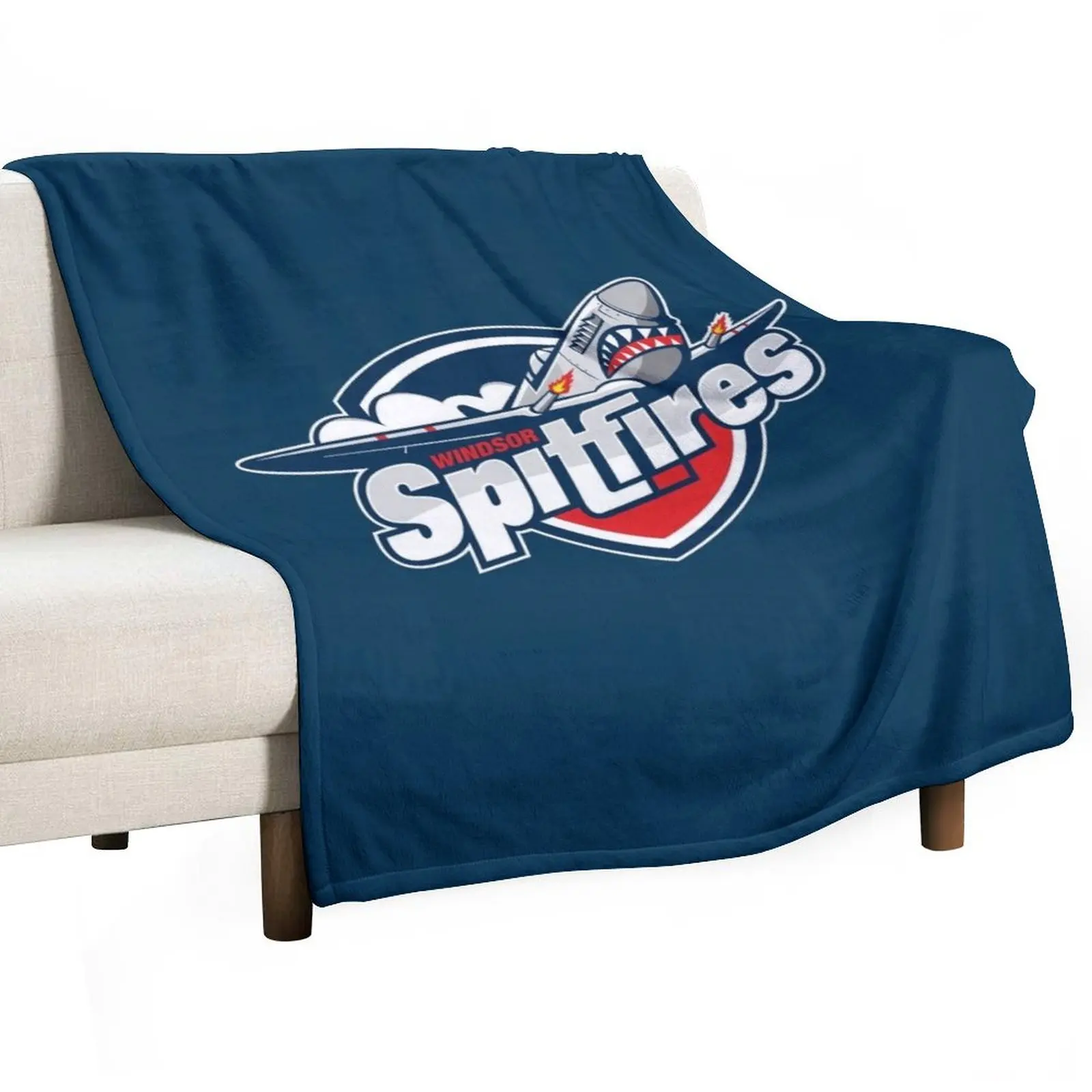 

Windsor Spitfires Throw Blanket Portable Lightweight Blanket for Travel Camping