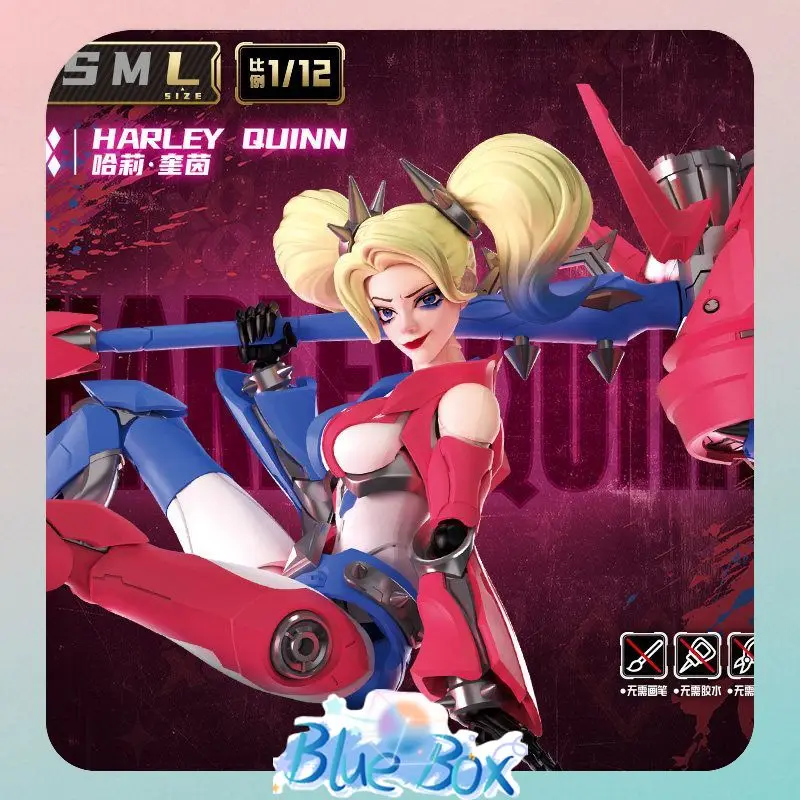 Nuevo Blokees Auténtico DC Heroes Batman Beyond y Harley Quinn Beyond Edition, Juguete Articulado de Construcción, Regalo de Cumpleaños, En Stock