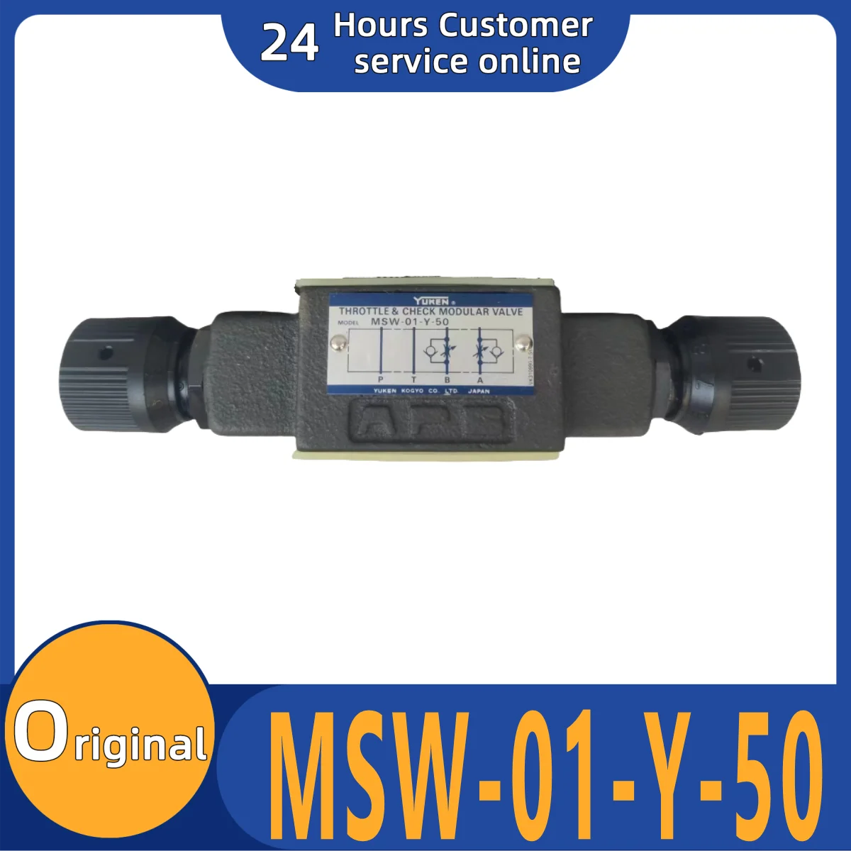 

New original MSW-01-Y-50 stacked one-way throttle valve