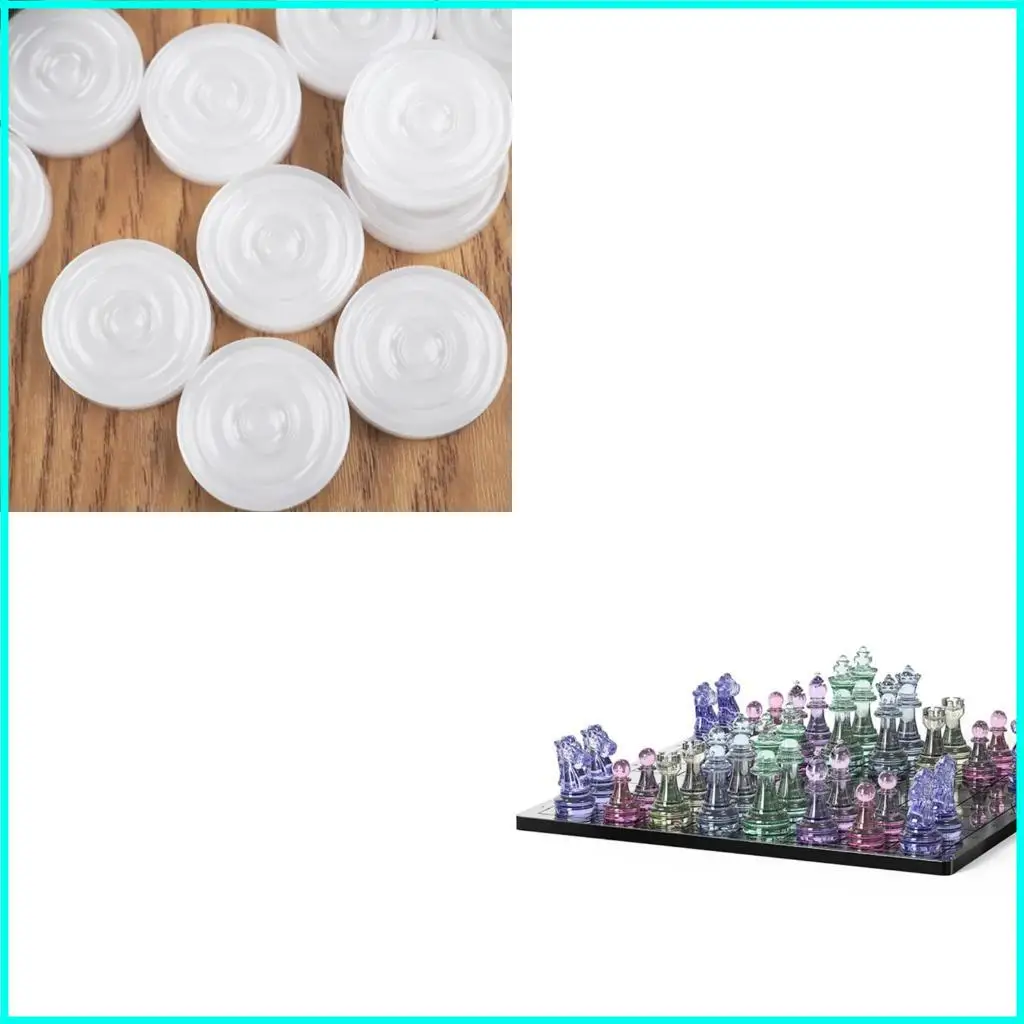 

Chess Silicone Resin Mold Checkers Board Crystal Epoxy for Diy Crafts