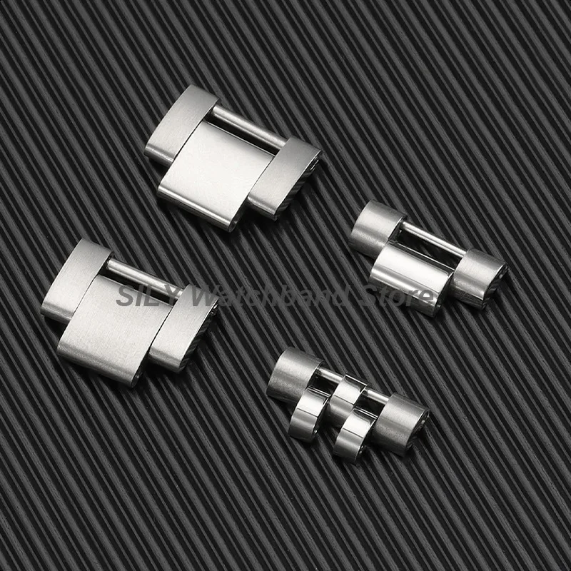 Para rolex verde água fantasma para oyster jubileu 16*8/16*9mm ligação de extensão de aço inoxidável pulseira de metal relógio link acessório