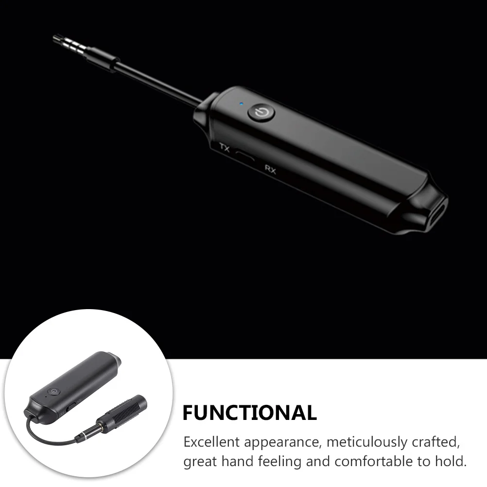 

Wireless 5.0 Car Audio Transmitter Receiver 3.5mm Plug-and-Play Adapter Fast Stable Connection Noise Reduction
