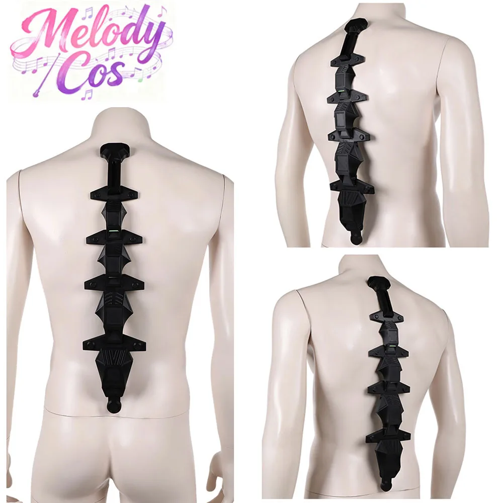 Costume de cosplay David Martinez, accessoires de jeu de rôle punk, ornement de dos pour Halloween et les fêtes de carnaval.