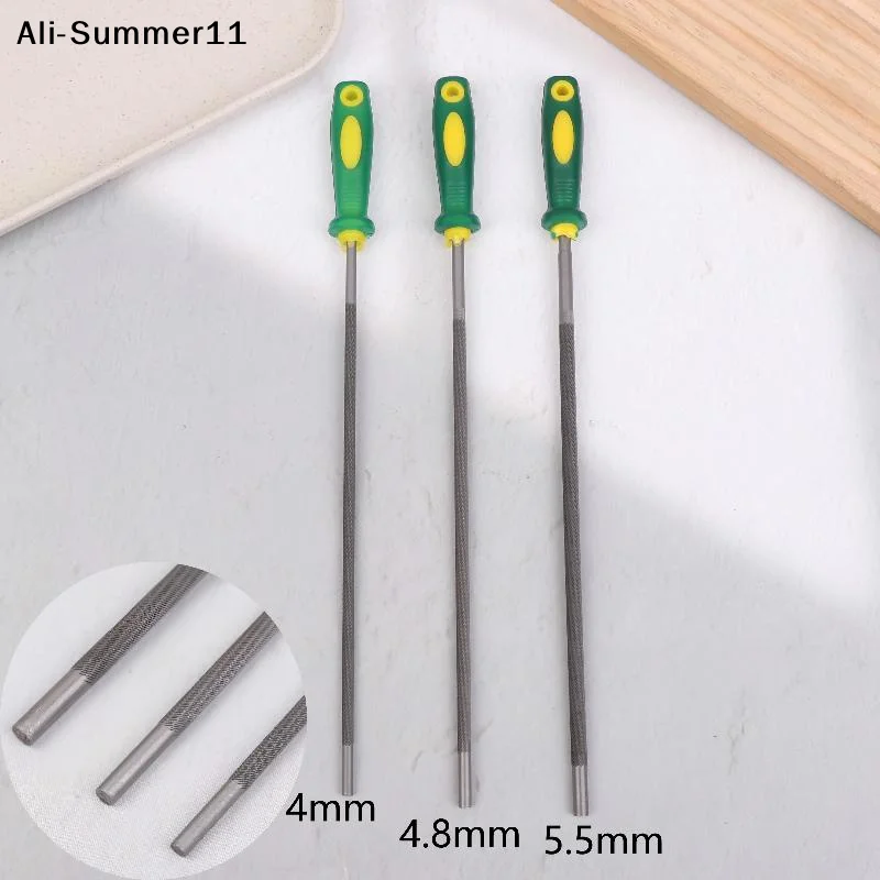 

【R1a】4/4.8/ 5.5mm Round High Carbon Steel Saw Chain Files Kit Chain Saw Sharpening File For Chainsaw Accessories Woodwork Tools