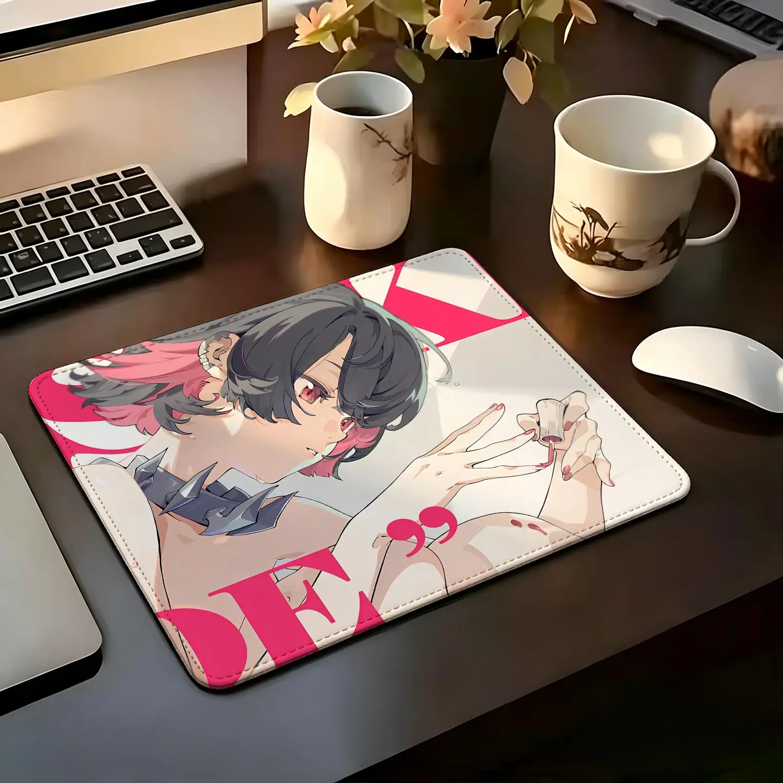 Zenless Zone Zero Gaming Mat,Reinforced Stitched Edge,Ellen Joe Portable Non‑Slip Pad for Laptop Office & E‑Sports Game Play