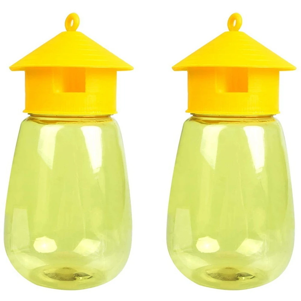 2 Pack Fly Reusable Traps, Fruit Fly Traps Fly Catcher Outdoor