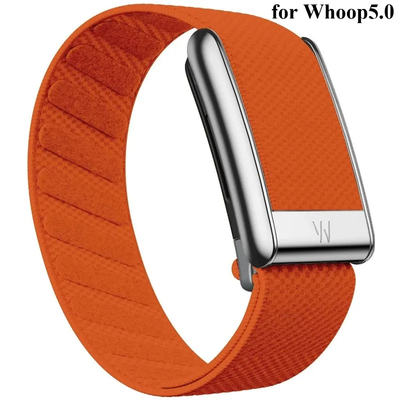 Suitable for Whoop5.0 Wristband Strap Nylon Weaving Process Whoop Mg Sports Replacement Belt with Metal Frame Letter W Logo
