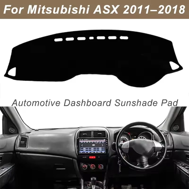 Dashboard Cover Dash Mat For Mitsubishi ASX 2011-2018 Anti-Glare Non-Slip Sun Shade Interior Protector
