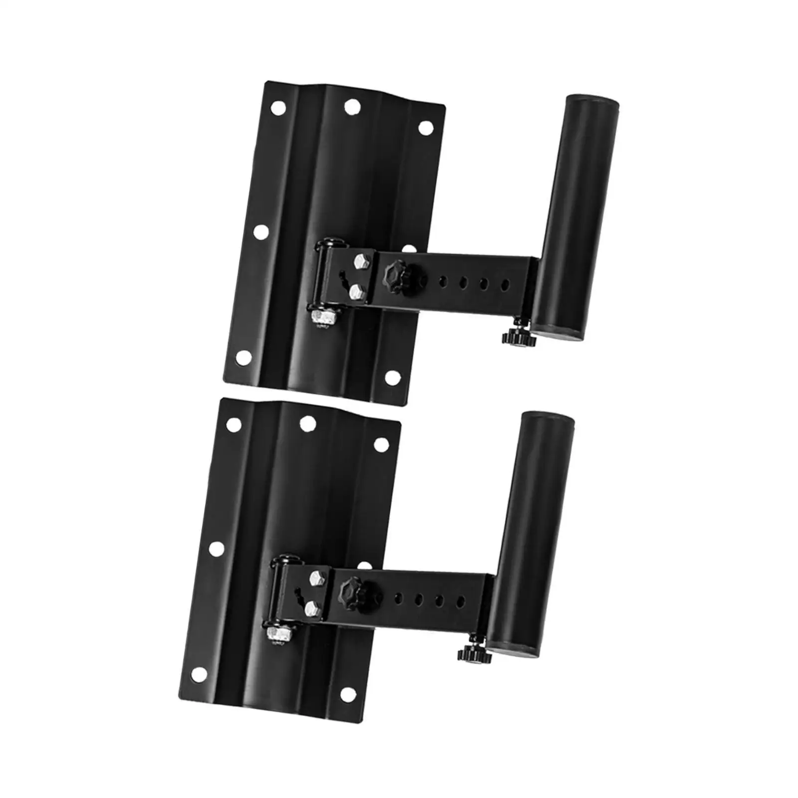 2x ลําโพงผนังวงเล็บยึดเพดาน Professional Rotatable Heavy Duty ปรับ Wall Mount Holder สําหรับ Studio Monitor Office