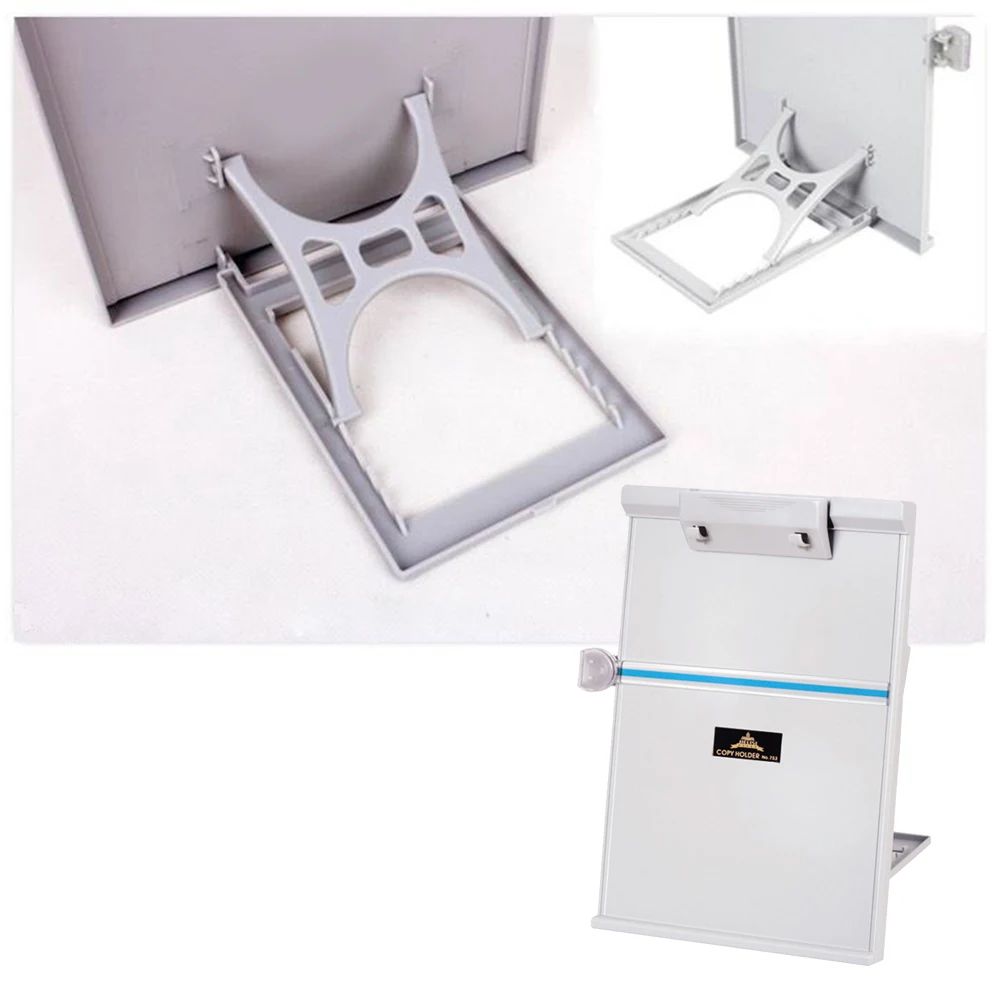 

Document Rack Page Holders for Reading Book Stand Recipe Textbook Desktop Manuscript Letter Typing