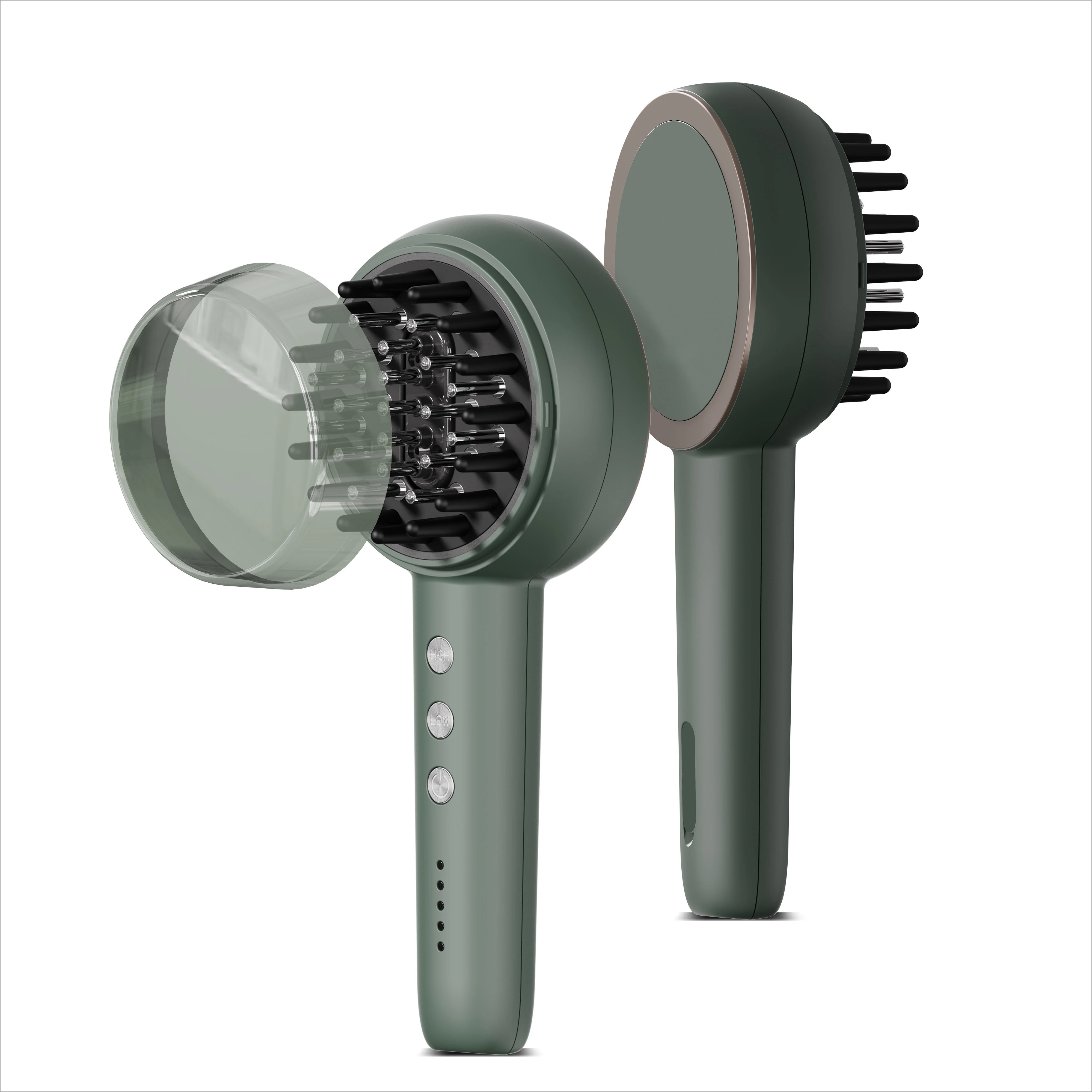 Anti Hair Loss Red Light Therapy Vibration Hair Growth Products Ems Massager Brush Octopus Head Massager Hair Growth Comb