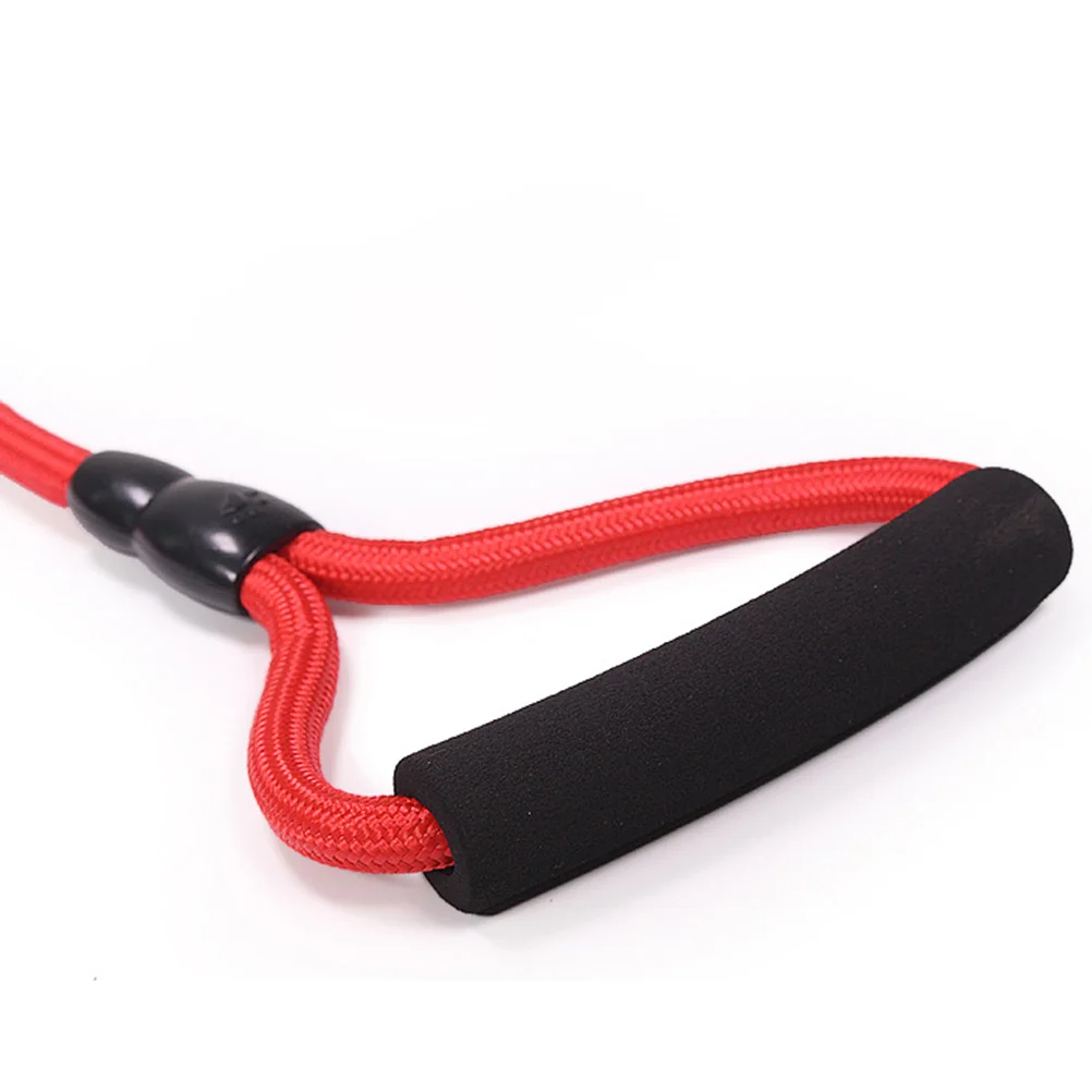 

Heavy Duty Dog Leash Red for Medium Large Dogs with Ergonomic Padded Handle Comfortable Grip Nylon Training Leash Outdoor Use