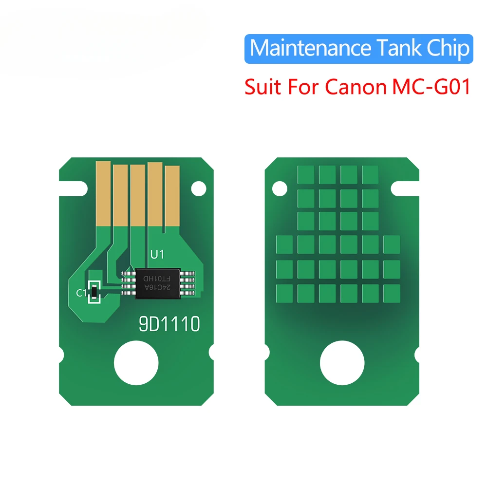 

MC-G01 MCG01 Чип резервуара для обслуживания Canon GX6010 GX6020 GX6030 GX6070 GX6080 GX7010 GX7020 GX7030 GX7040 GX7050 GX7060