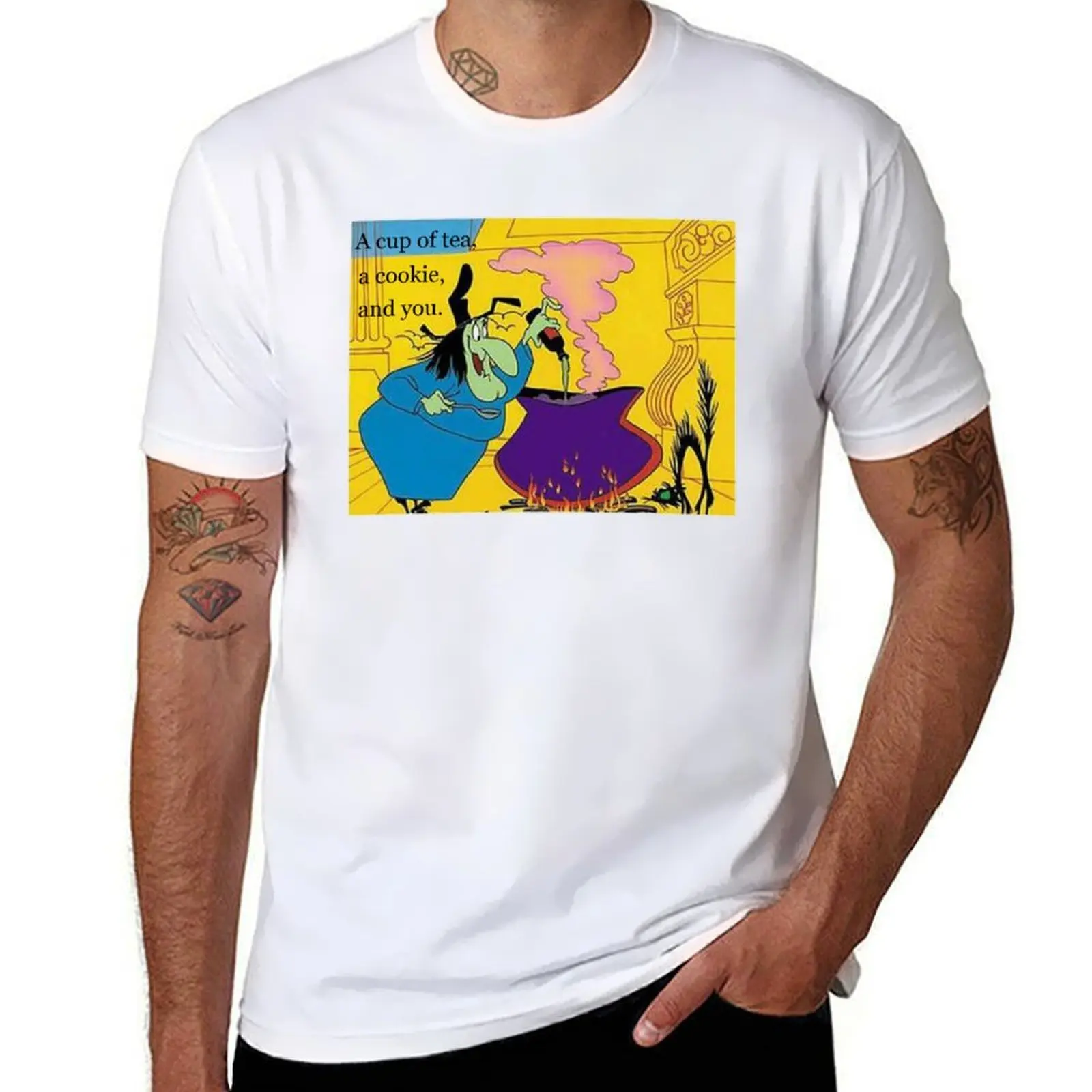 

Witch Hazel - A Cup of Tea T-Shirt t shirts for man graphic funny t shirts with prints T-Shirt