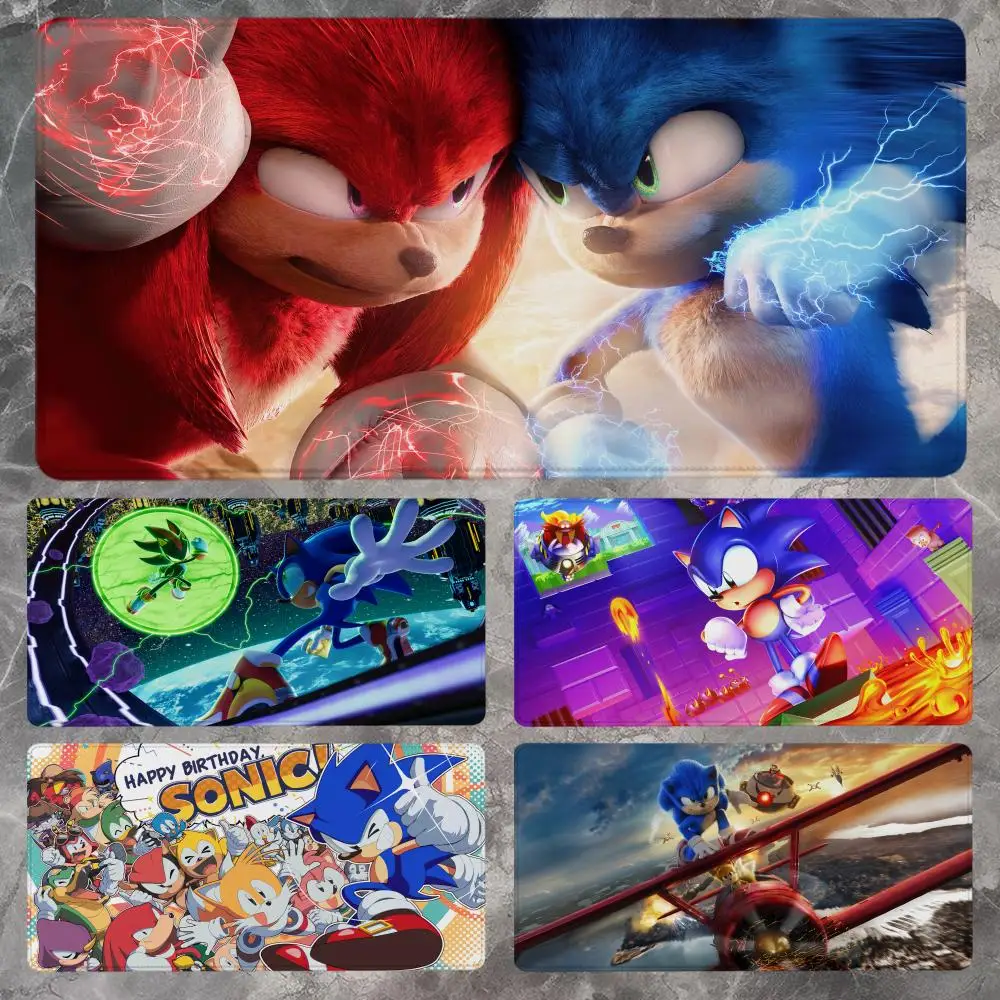 

Коврик для мыши в стиле аниме S-Sonics 90x40 см, нескользящий игровой коврик для мыши, геймерский коврик для киберспорта, игровой механический коврик для клавиатуры, XXL, настольный коврик