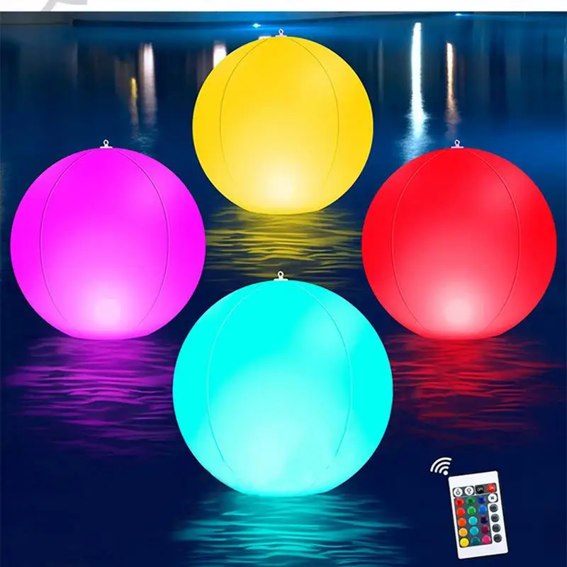 38cm Ball for Swimming Pool Light Floating Pool Lights with 16 Colors Waterproof Outdoor Swimming Underwater Pool Lights