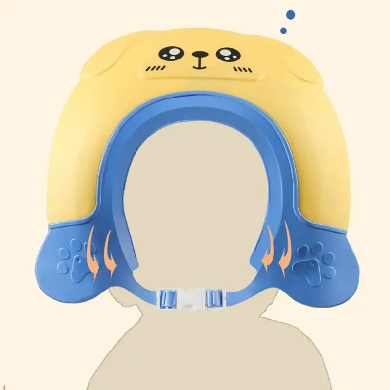 Adjustable Baby Bath Shower Cap  Widen The Head Circumference And Waterproof Ear Protection Childrens Shampoo Cap Baby Items