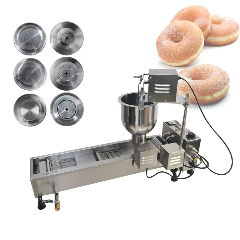 

Donut Fryer Machine Doughnut Ball Maker Total With 3 Doughnut Molds