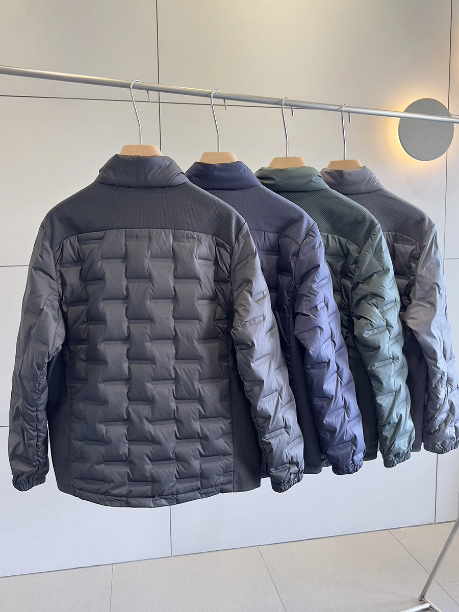 Kastinger Men's down Jaet Lightweight Outdoor Sports Function Splicing Sle Sl Glue Warm Casual Faion Urban Youth