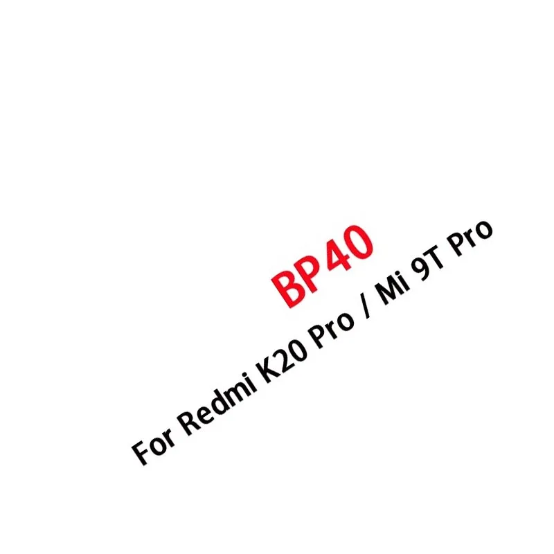 Bateria para Xiaomi Redmi K20 Pro K20Pro/Mi 9T Pro 4000mAh BP40 Baterias de Substituição para Celular + Ferramentas de Alta Qualidade