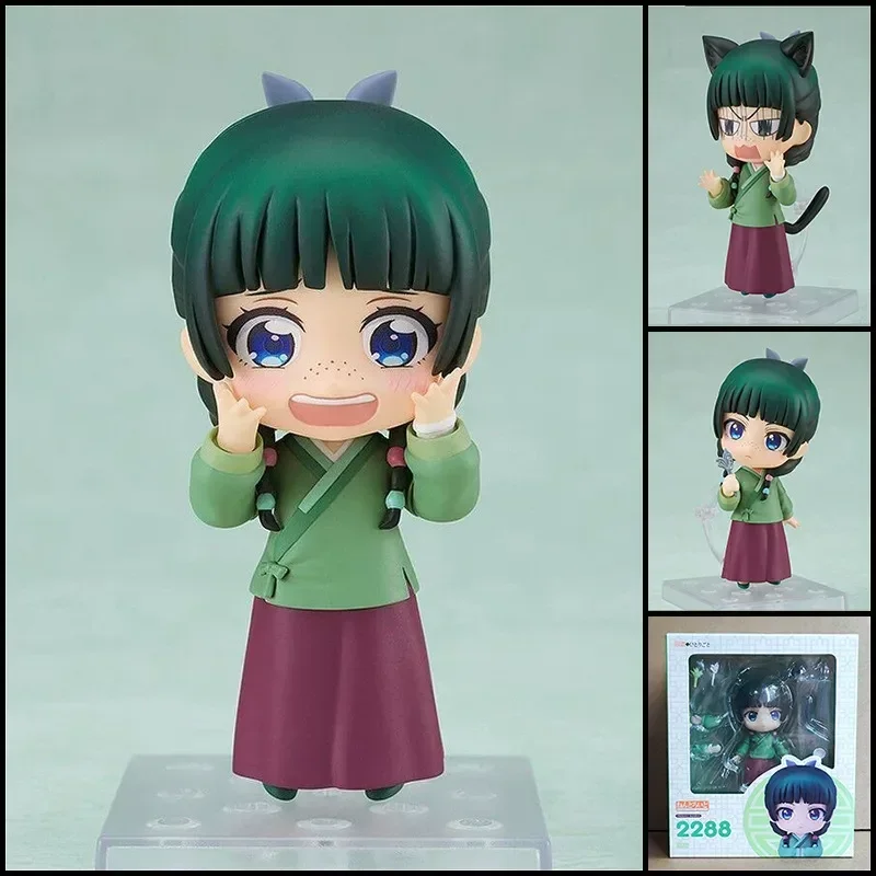 Figura de acción Nendoroid 2288 Maomao, versión Q de Anime, muñeca coleccionable de Pvc, juguetes, regalos, modelo de cara intercambiable, decoración de oficina