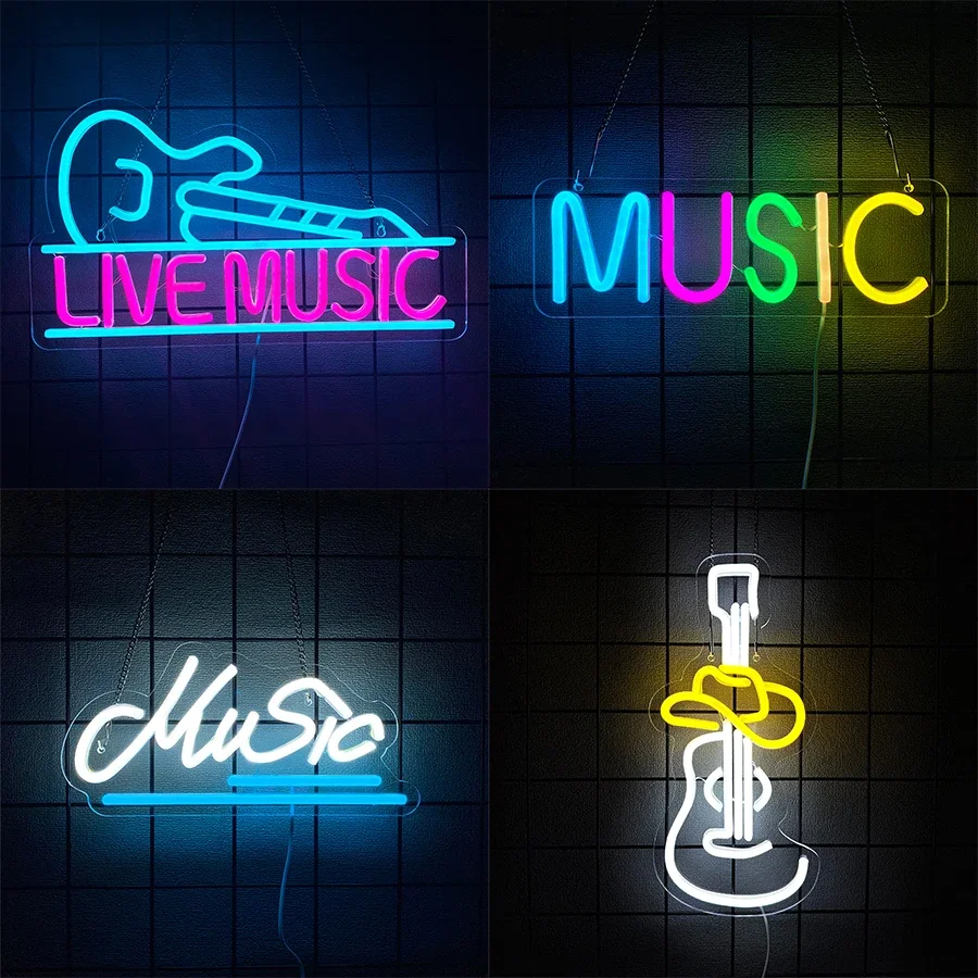 

Используется для пивного бара, музыкальной студии, студии звукозаписи, спальни, вечеринки, декора стен клубов, буквенной светящейся значки, музыкальной светодиодной неоновой вывески.