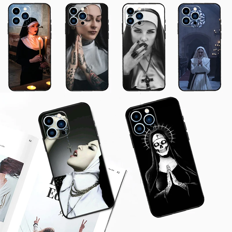 Sister Nun Case For Realme 16 10 11 12 13 15 14 Pro Plus C61 C71 C65 C67 C63 C55 C53 C35 C75 GT7 GT8 Pro
