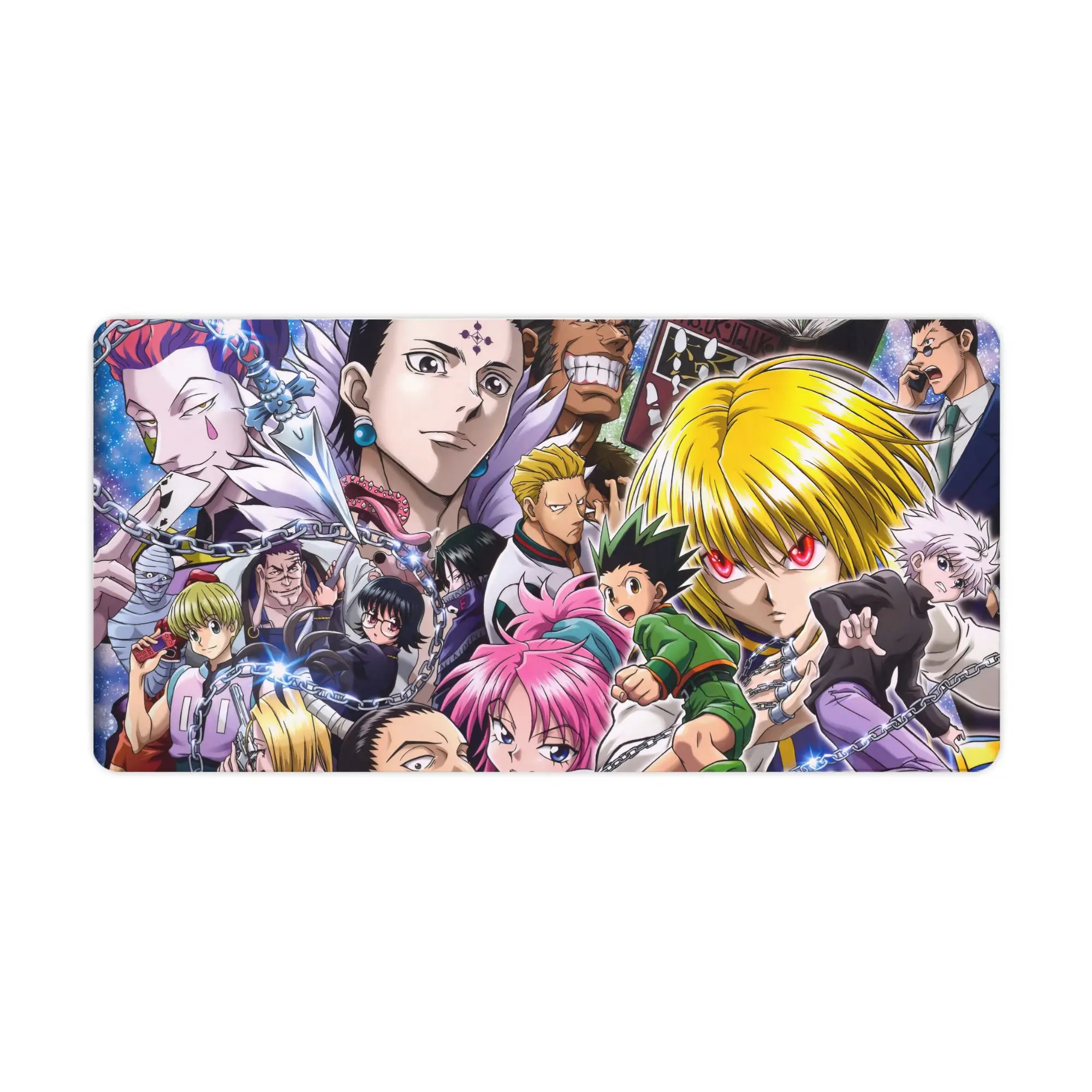 لوحة ماوس أنيمي كبيرة 15.7 × 31.5 بوصة، لوحة ماوس Hunter X Hunter للكمبيوتر الشخصي مع لوحة ماوس مميزة مع قاعدة مضادة للانزلاق #1
