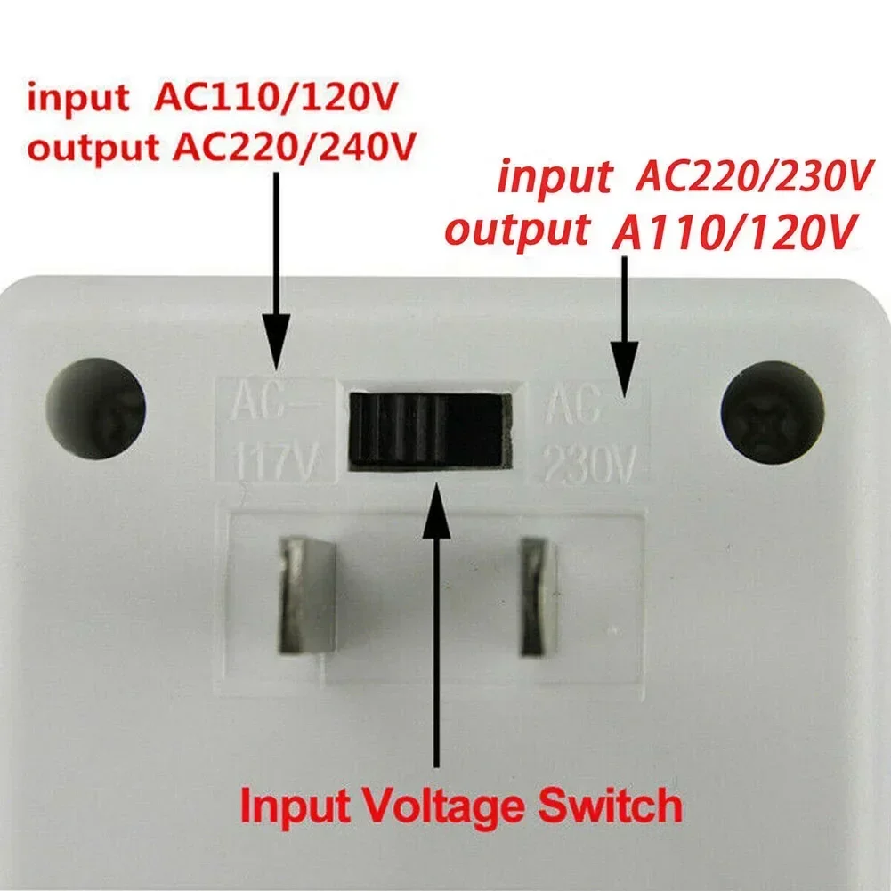 1 قطعة محول طاقة صعودا أو أسفل محول جهد كهربي محول 110 فولت إلى 220 فولت الولايات المتحدة 55 هرتز-60 هرتز المعدات الكهربائية إمدادات الطاقة