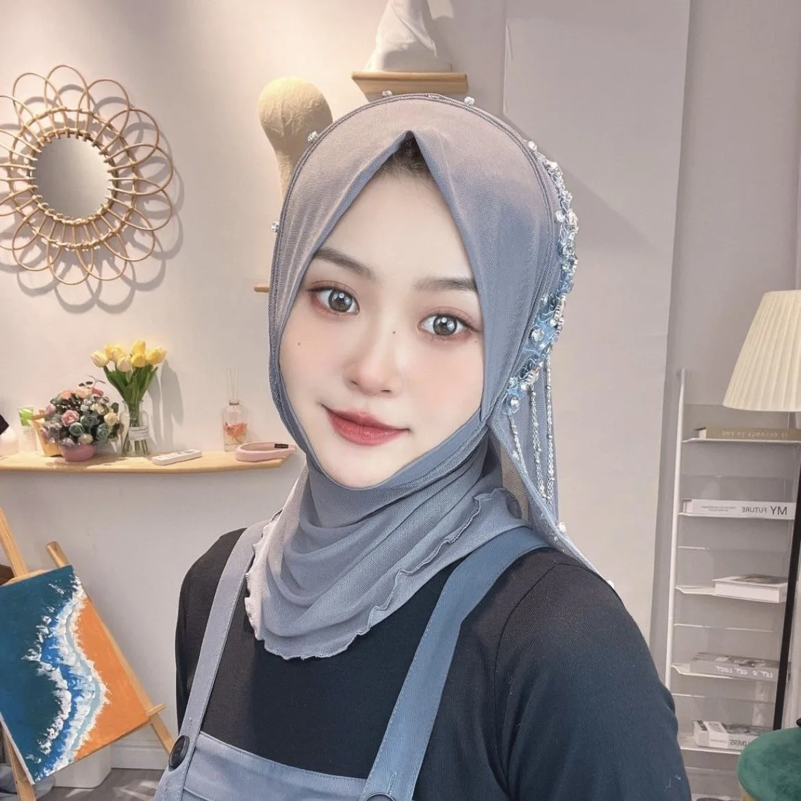 Moslim Kleding Klaar Om Te Dragen Voile Nieuwe Wrap Vrouwen Islam Hijab