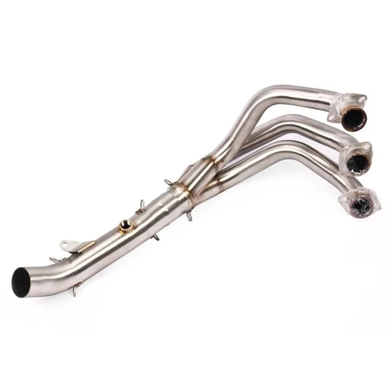 

Motorcycle Exhaust Muffler Escape Titanium Alloy Front Middle Link Pipe For yamaha XSR900 MT09 FZ-09 MT-09 2015 to 2020
