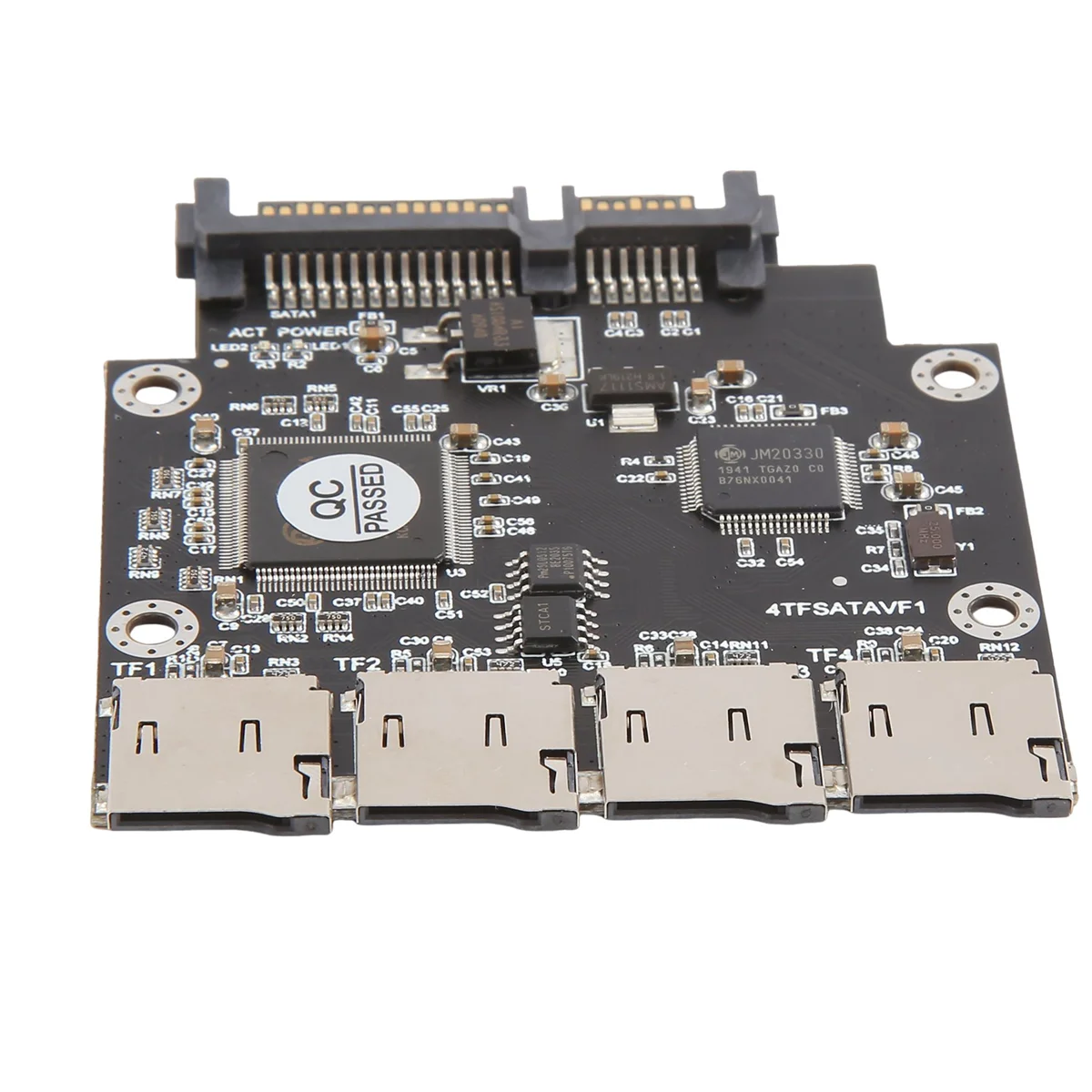 Tarjeta de memoria TF micro-sd de 4 vías a adaptador Serial SATA, módulo portátil de almacenamiento móvil integrado Industrial, SSD