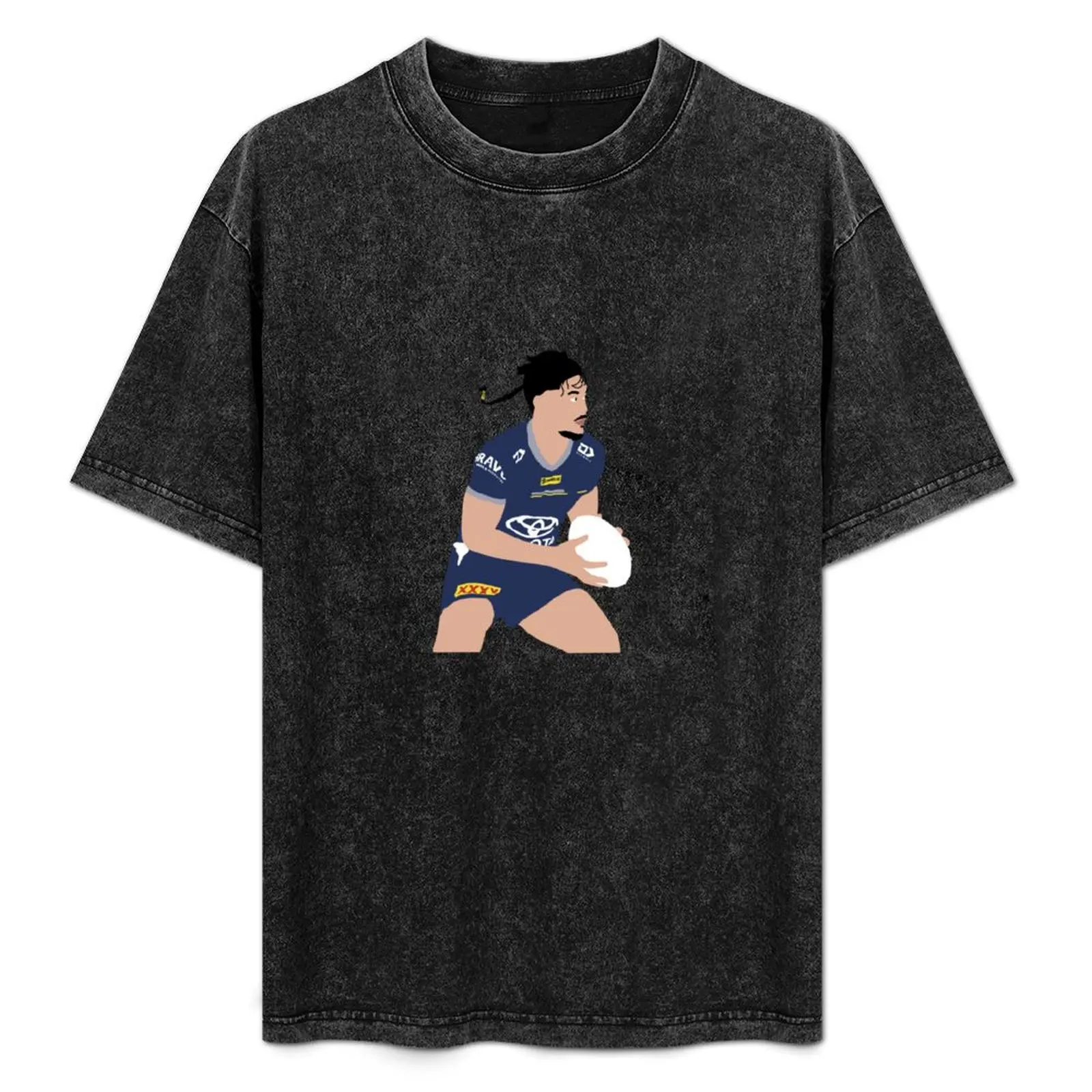 

Jeremiah Nanai Queensland Cowboys T-Shirt Casual Breathable Short Sleeve Top