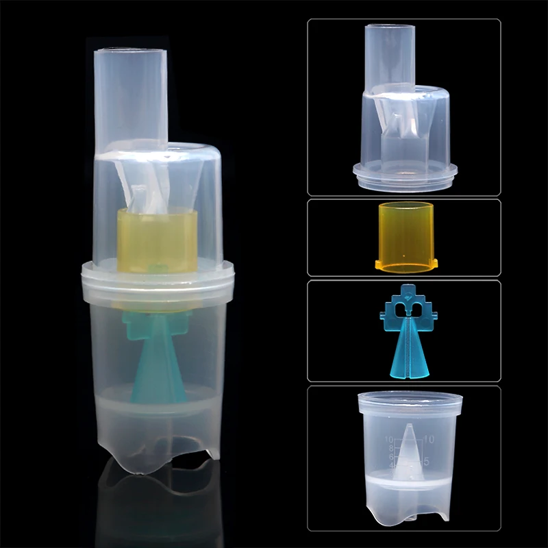 10ML Health Care Family Inhaler Cup Compressor Nebulizer  Part Atomized Spray Injector Parts Medicine Tank