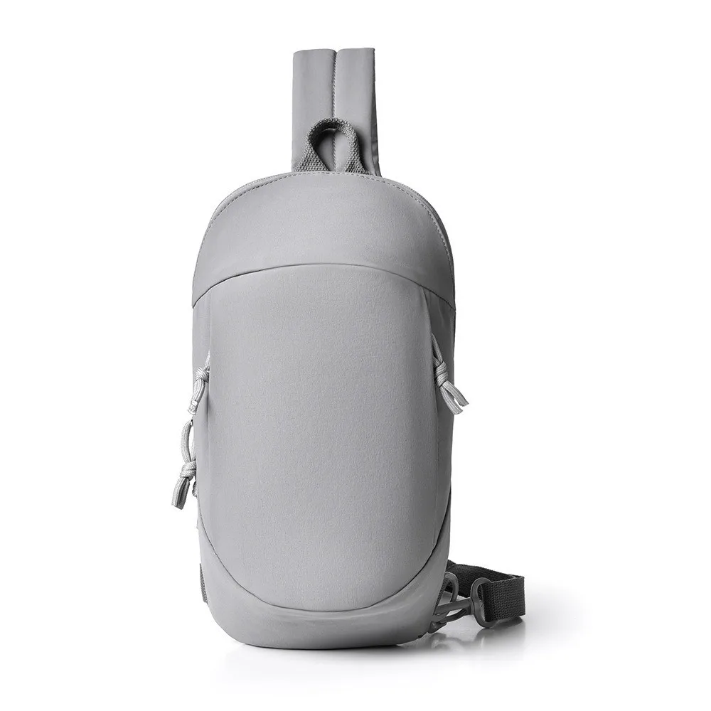 

Fashion Casual Men's Chest Bag Large Capacity Waterproof Nylon Sling Shoulder Bag Breathable Commuting Male Crossbody Bag Hiking