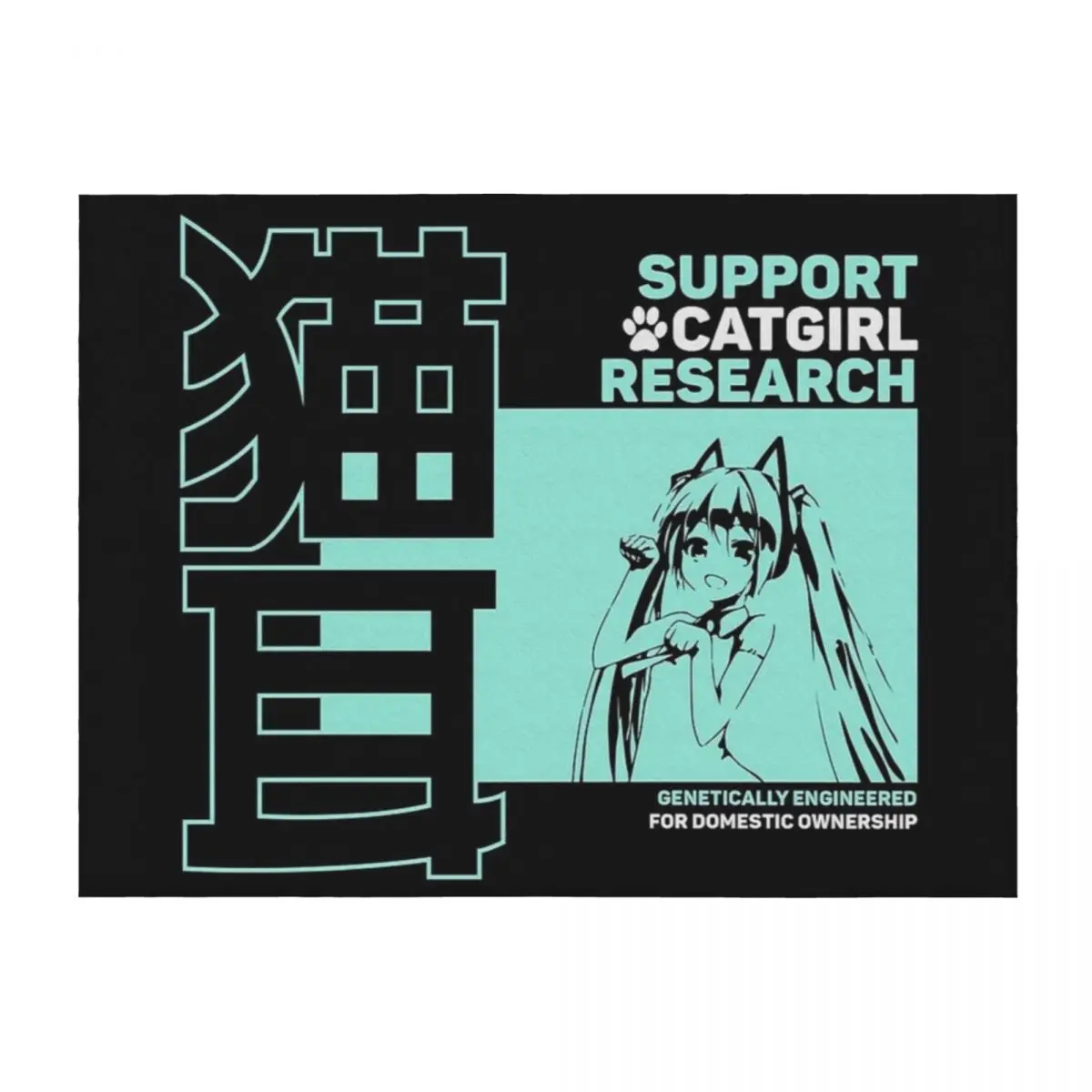 

catgirl Throw Blanket Luxury Designer Luxury Single Luxury Thicken Blankets