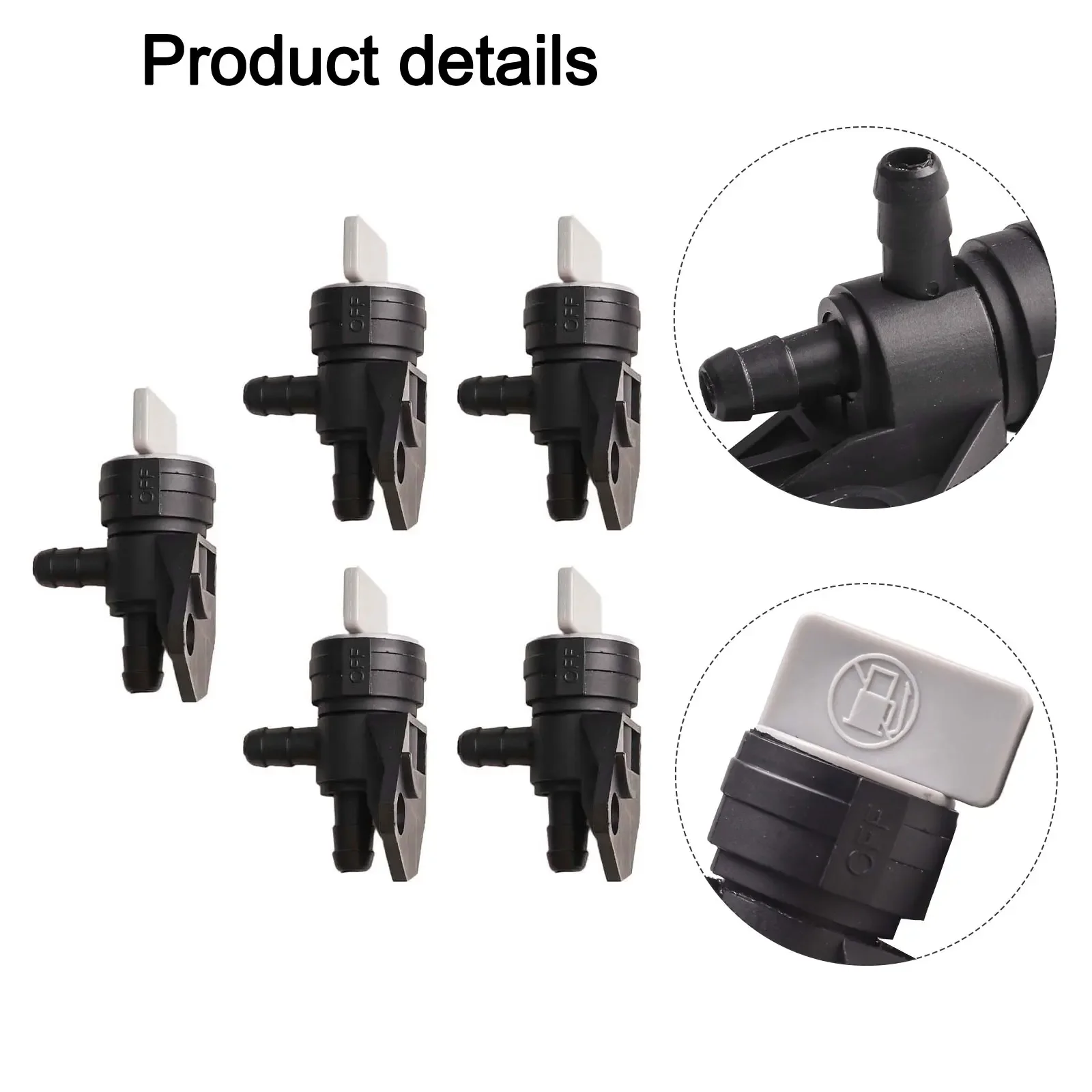 5 عبوات من صمامات إيقاف الوقود لـ GC135 GCV135 لـ GCV160 GCV190 واستبدال OEM المباشر للتحكم الفعال في الوقود
