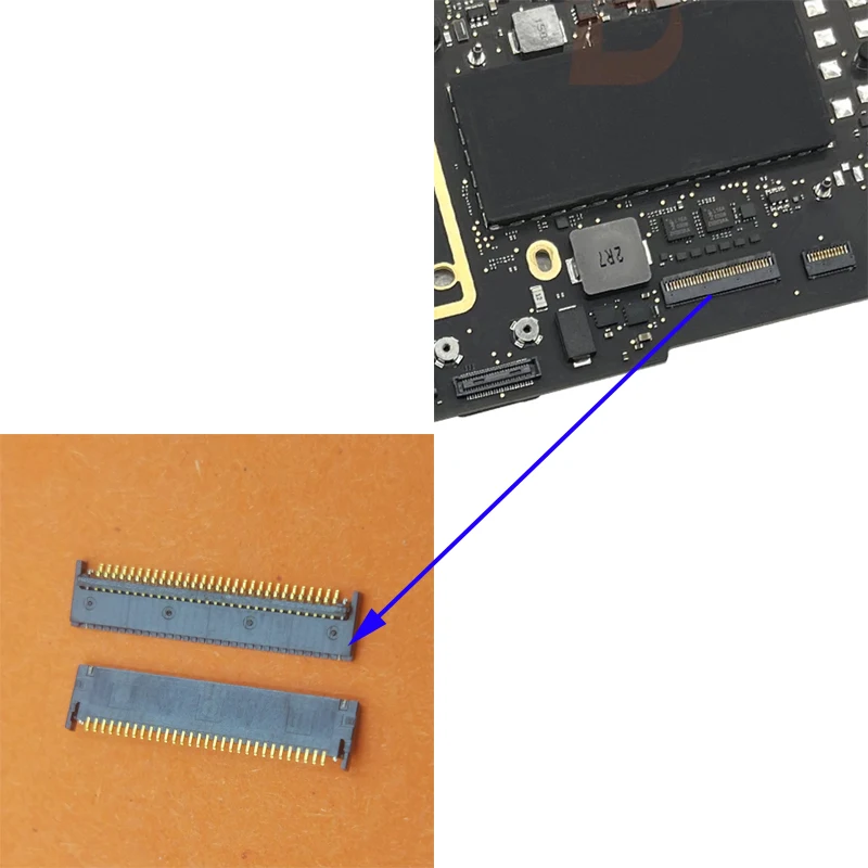 

2-10 шт. разъемы FPC для клавиатуры, совместимые с Macbook Pro Air Retina 13" 15" A2141 A2338 2019 2020 A2337 A2251 A2289, 30-контактные