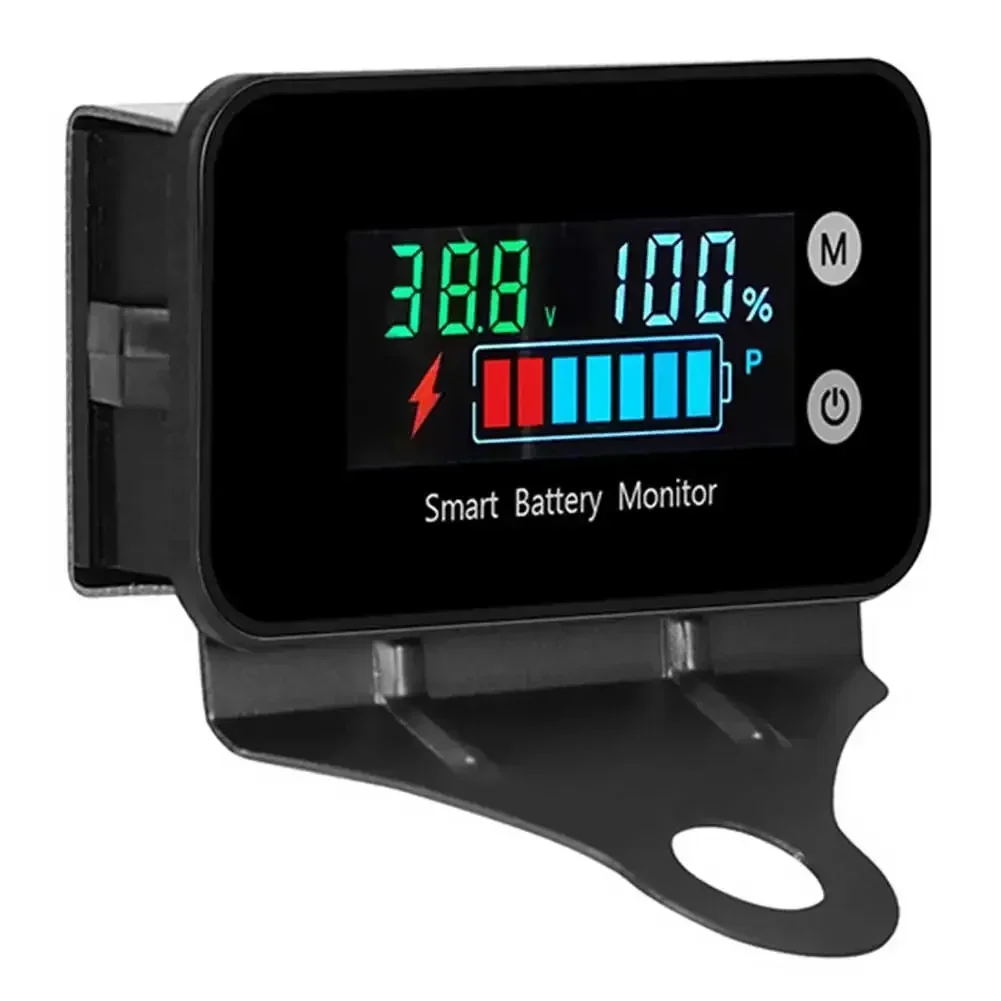 Car Motorcycle DC7-100V Digital Voltmeter LED Display Waterproof Voltage Tester Battery Moniter Gauge With Bracket