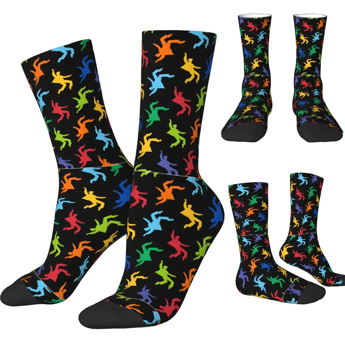 Happy Funny Male Men Socks Casual E-Elvis P-Presleys Colorful Sock Polyester Graphic Women's Socks Spring Summer Autumn Winter