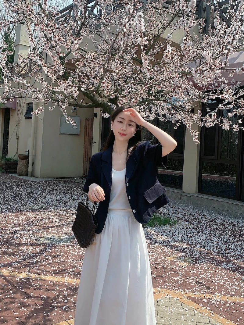 

Summer Loose Cotton Linen ort Sve Single Button Sun Protection Suit Jaet Women's Casual Faion Versatile Small Size