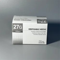 100pcs/box Disposable Needle 27G 13mm Hot Sale Injection Sterile Safety Needle Hand Tool Parts