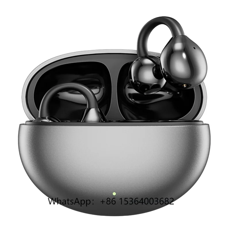 

TJXL-2025 High Quality M91 TWS Sports Earphones & Headphones Wireless Bone Conduction with LED JL Digital Display Ear Clip New D