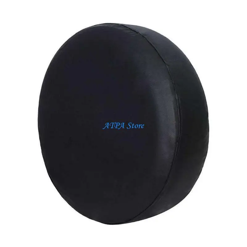

U13C Lychee Pattern Spare Tire Protector Weather Resistant Tire Cover General Fit for SUV Pickup Truck & Off Road Vehicle