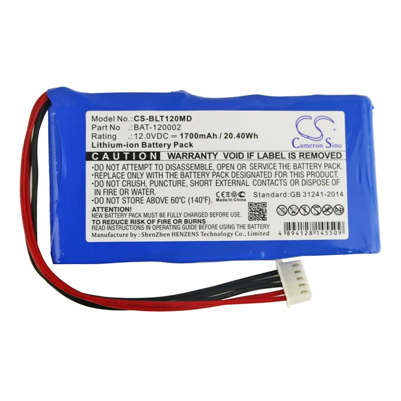 Medical Battery For Biolight  Bollywood BAT-120002 BLT-1203A