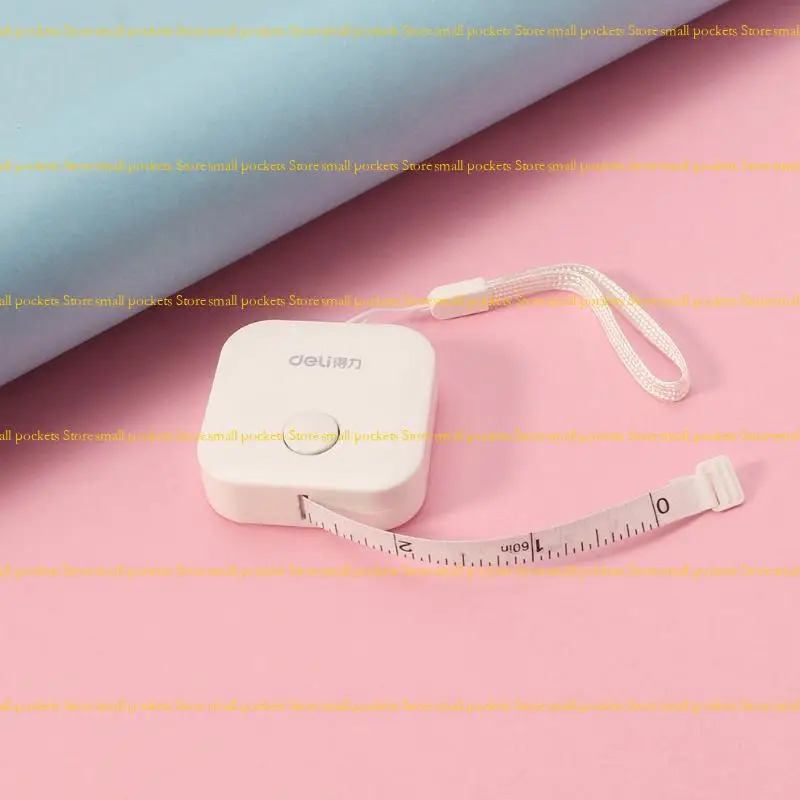 R1WD 60'' Retractable Body Measure Tape Dual-scale Self-tightening Pocket Soft Ruler